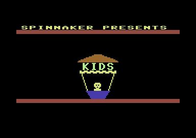 Kids on Keys title screen for Commodore 64